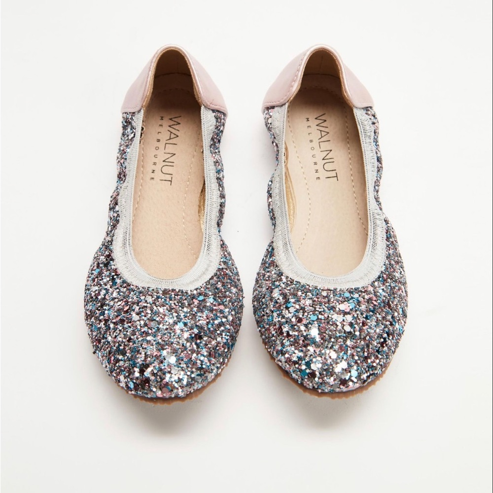 Walnut Melbourne ballet flats kids size 28